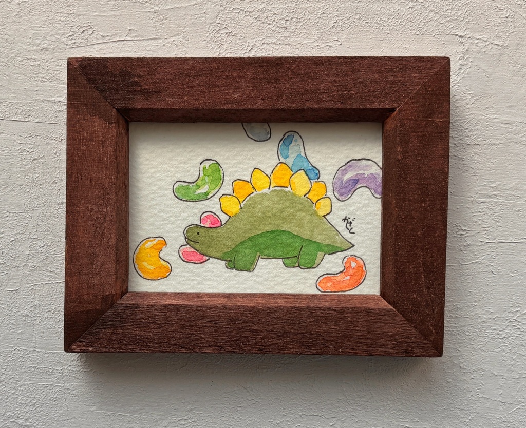 【原画】お菓子とステゴサウルス4