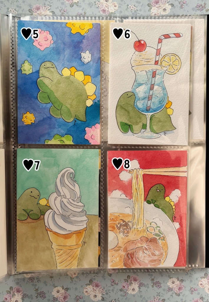 【原画】♥ステゴサウルストランプ♥その他【額なし】