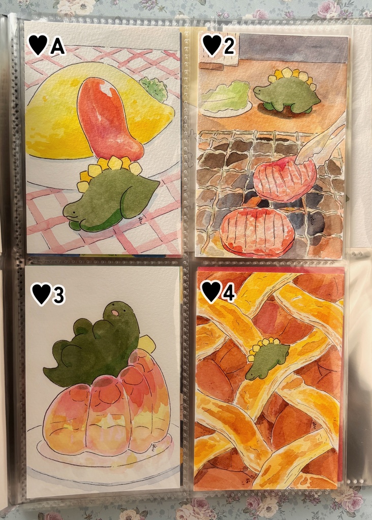 【原画】♥ステゴサウルストランプ♥その他【額なし】