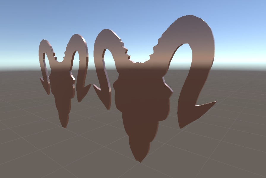 羊頭骨(Sheep skull)のブローチピン