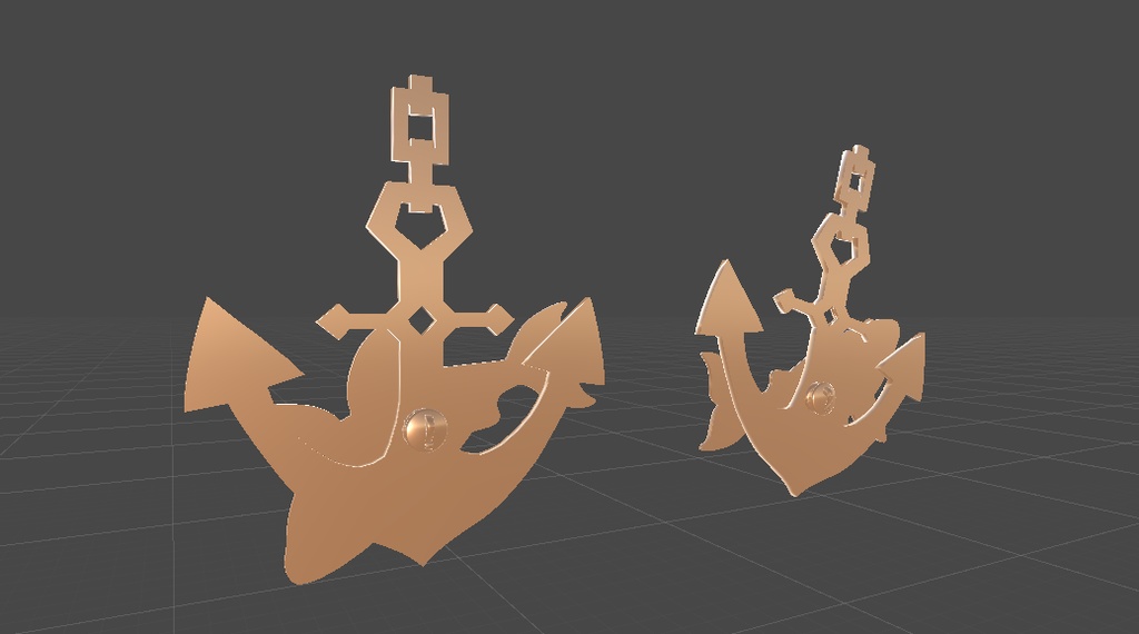 海獣のブローチピン