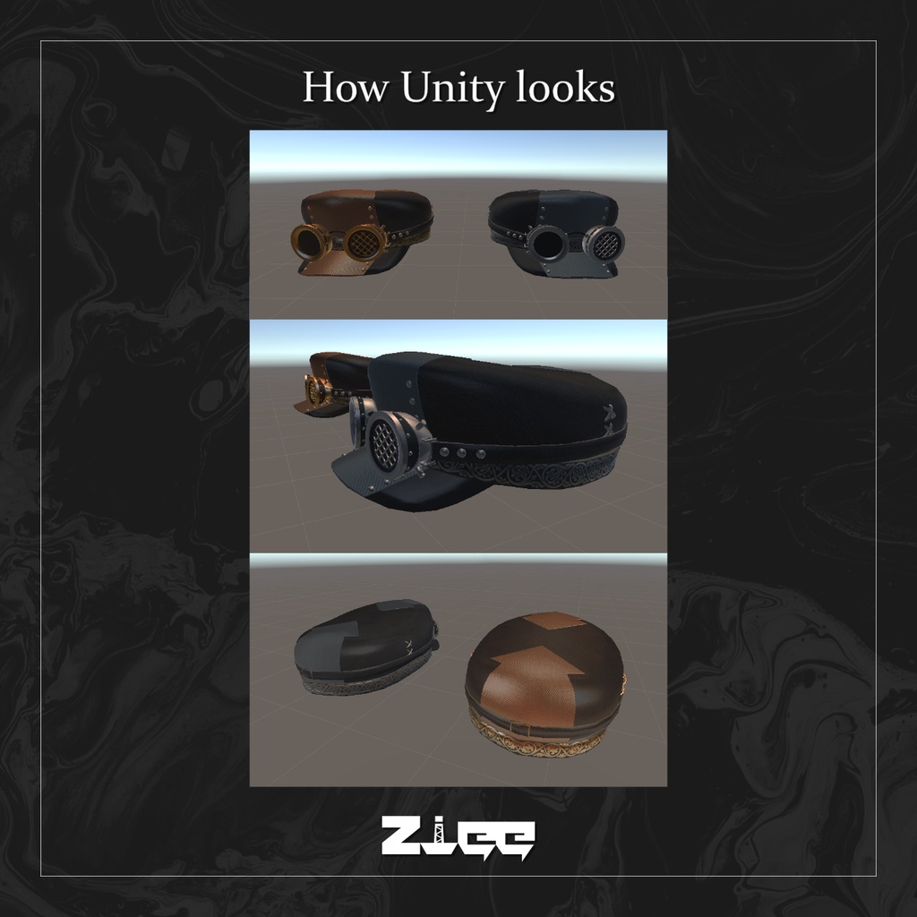 スチームパンク帽子