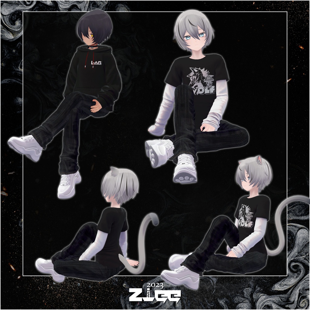 Zigg_Hoodie / Zigg_Shirts(kuuta対応)