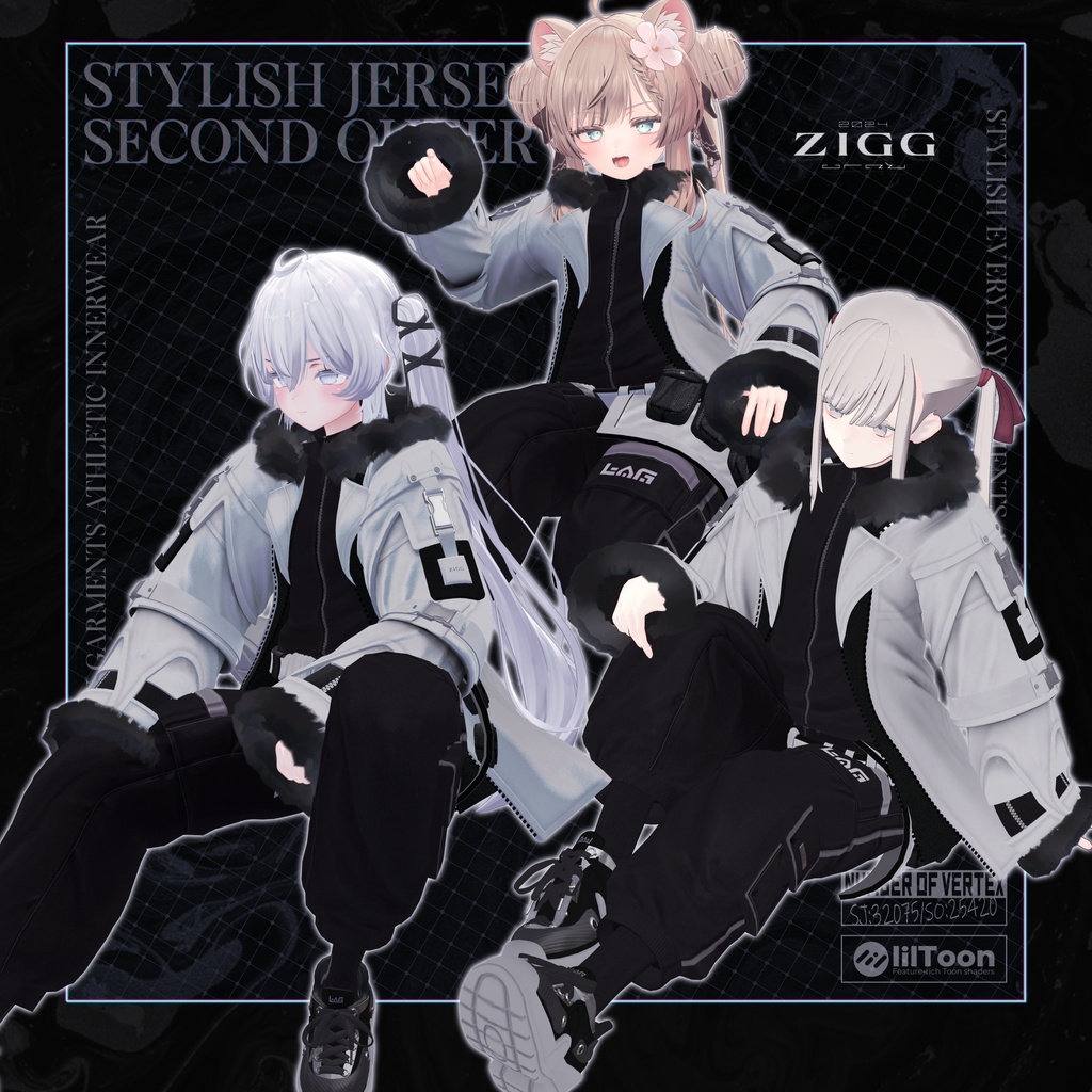 Stylish Jerseys & Second Outer(Manuka/Sio/Helvetica)