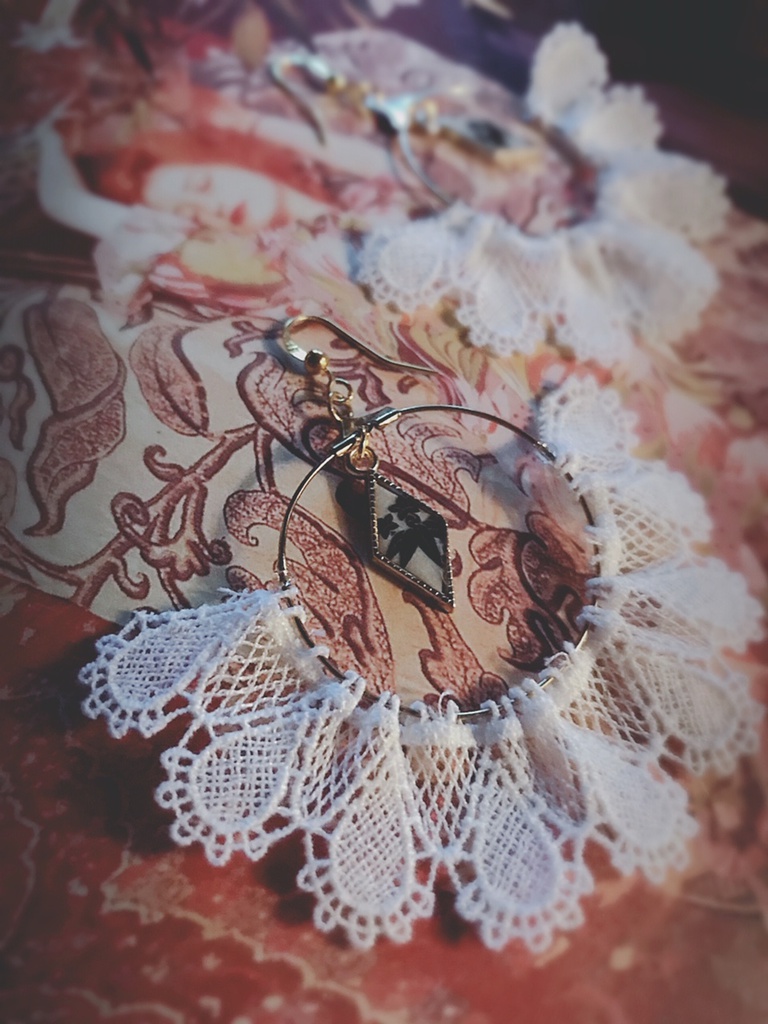 髭切イメージフープピアス(イヤリング)