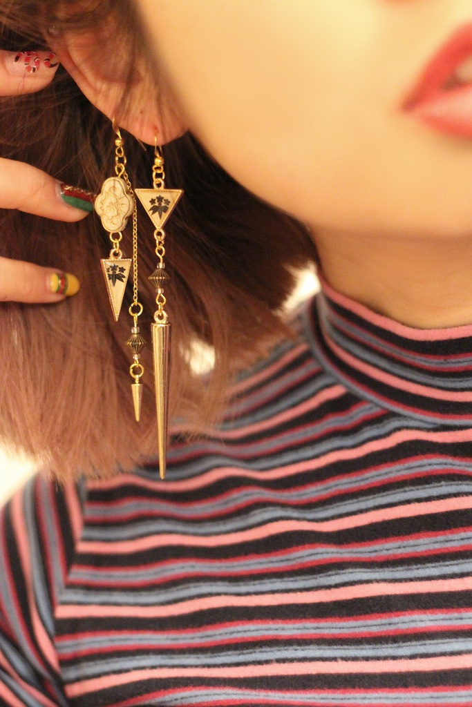 源氏兄弟 片耳用スタッズイヤリング(ピアス)