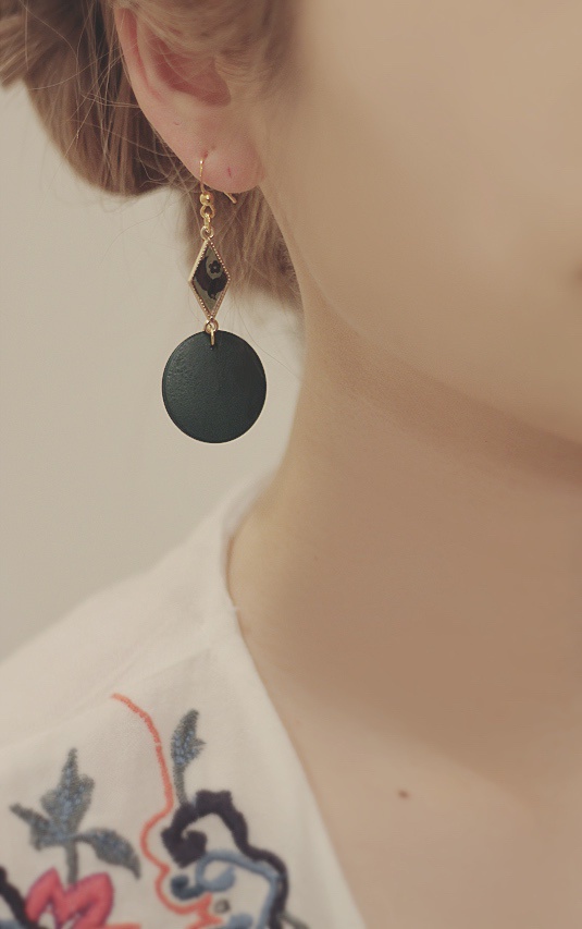 鶯丸イメージピアス(イヤリング)サークル型