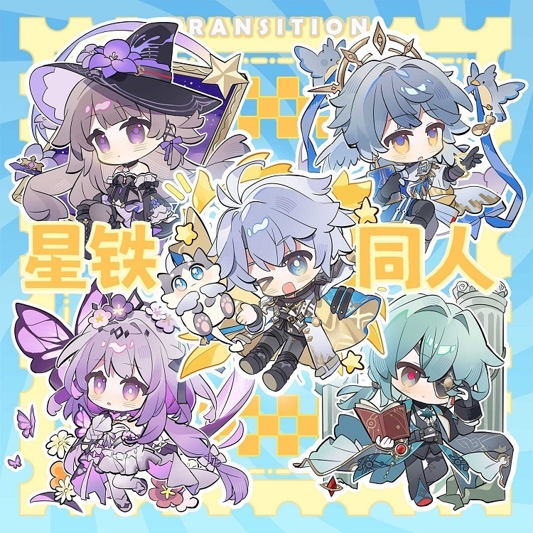 崩坏星穹铁道 崩壊スターレイル スターレイル ファイノン アナイクス サンデー キャストリス ヘルタ アクリルキーホルダー 缶バッジ