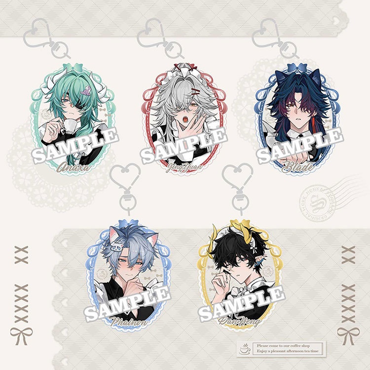 崩坏星穹铁道 崩壊スターレイル スターレイル アナイクス ファイノン 景元 刃 丹恒 アクリルキーホルダー 缶バッジ ブックマーク