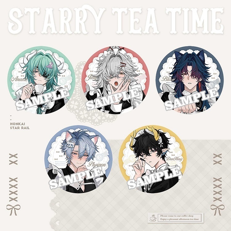 崩坏星穹铁道 崩壊スターレイル スターレイル アナイクス ファイノン 景元 刃 丹恒 アクリルキーホルダー 缶バッジ ブックマーク