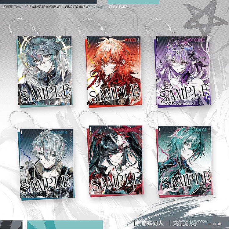 崩坏星穹铁道 崩壊スターレイル スターレイル サンデー モーディス キャストリス ファイノン 花火 アナイクス アクリルキーホルダー 缶バッジ ブックマーク