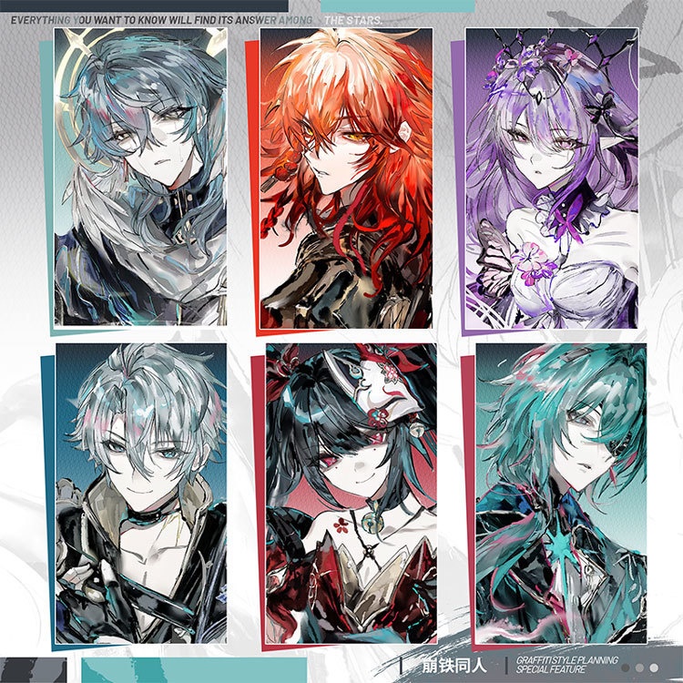 崩坏星穹铁道 崩壊スターレイル スターレイル サンデー モーディス キャストリス ファイノン 花火 アナイクス アクリルキーホルダー 缶バッジ ブックマーク