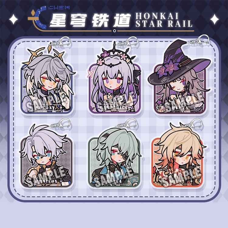 崩坏星穹铁道 崩壊スターレイル スターレイル サンデー キャストリス ヘルタ ファイノン アナイクス モーディス アクリルキーホルダー 缶バッジ