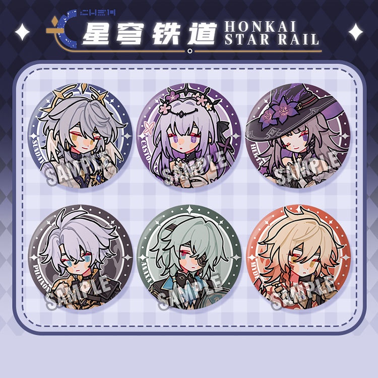 崩坏星穹铁道 崩壊スターレイル スターレイル サンデー キャストリス ヘルタ ファイノン アナイクス モーディス アクリルキーホルダー 缶バッジ