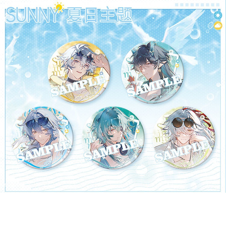 崩坏星穹铁道 崩壊スターレイル スターレイル ファイノン サンデー アナイクス 景元 丹恒・飲月 アクリルキーホルダー 缶バッジ ブックマーク