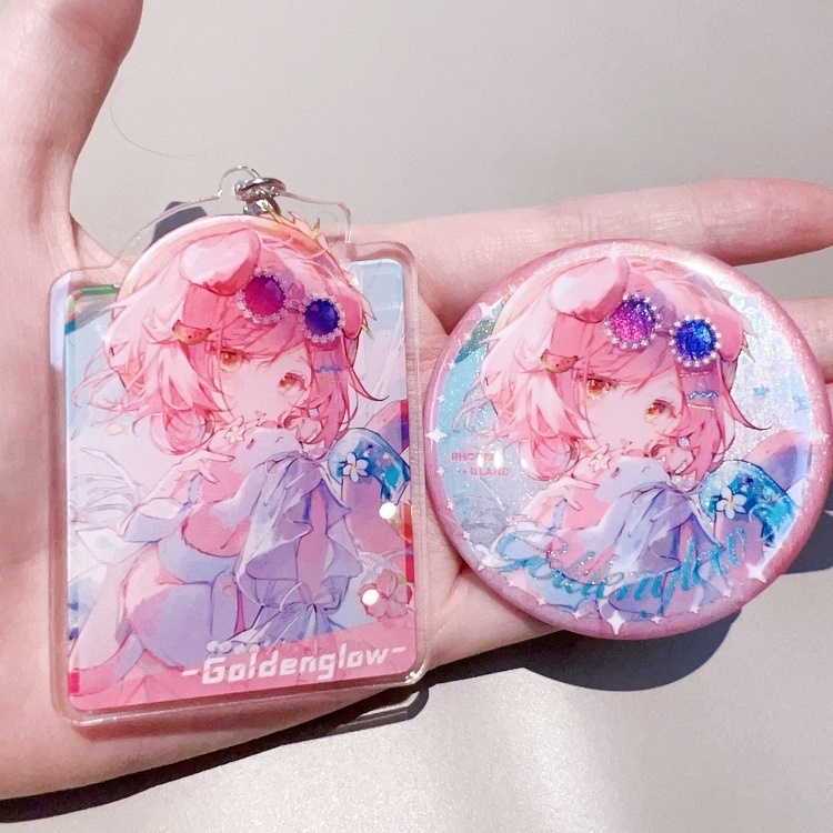 アークナイツ 明日方舟 ミヅキ ゴールデングロー アクリルキーホルダー 缶バッジ ブックマーク