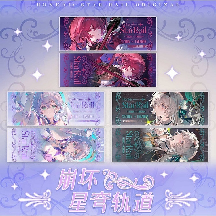 崩坏星穹铁道 崩壊スターレイル ロビン カフカ ホタル アクリルキーホルダー 缶バッジ ブックマーク