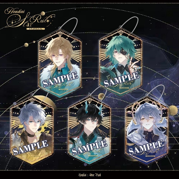 崩坏星穹铁道 崩壊スターレイル スターレイル 飲月 ファイノン アナイクス アベンチュリン サンデー ブックマーク アクリルキーホルダー 缶バッジ