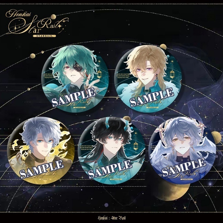 崩坏星穹铁道 崩壊スターレイル スターレイル 飲月 ファイノン アナイクス アベンチュリン サンデー ブックマーク アクリルキーホルダー 缶バッジ
