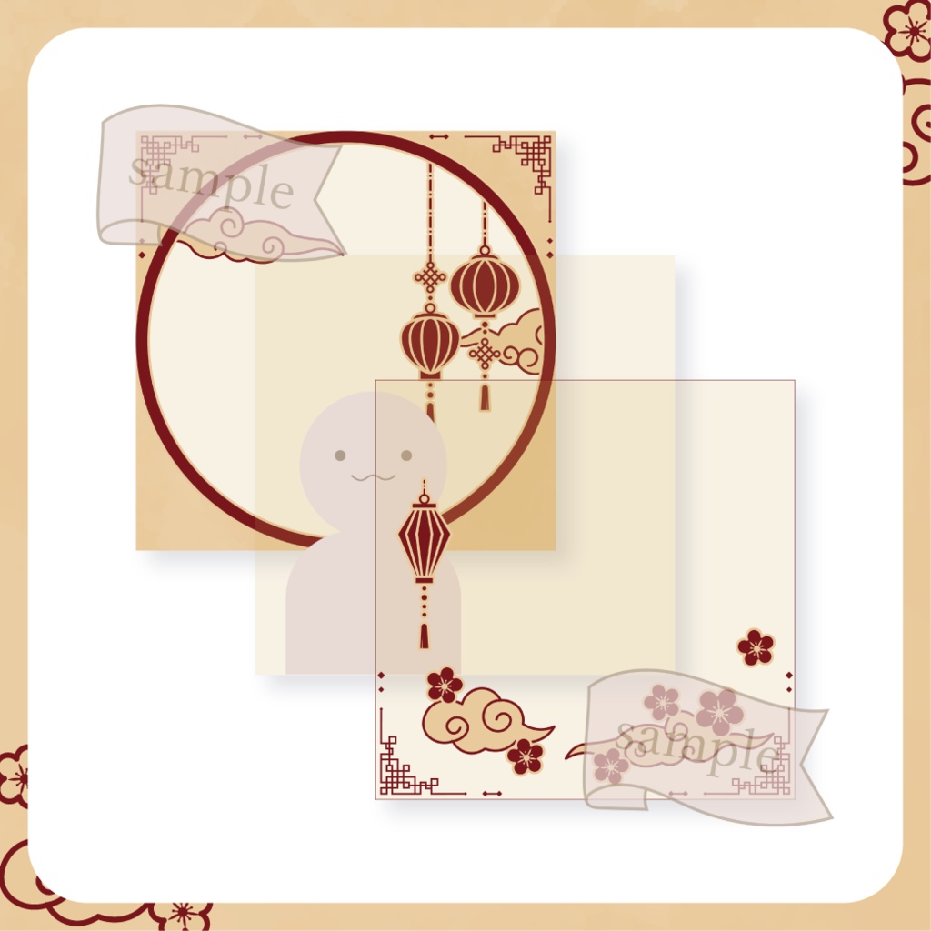 高潔な中華・チャイナ - 金【IRIAM イリアムヘッダー・アイコンリング】