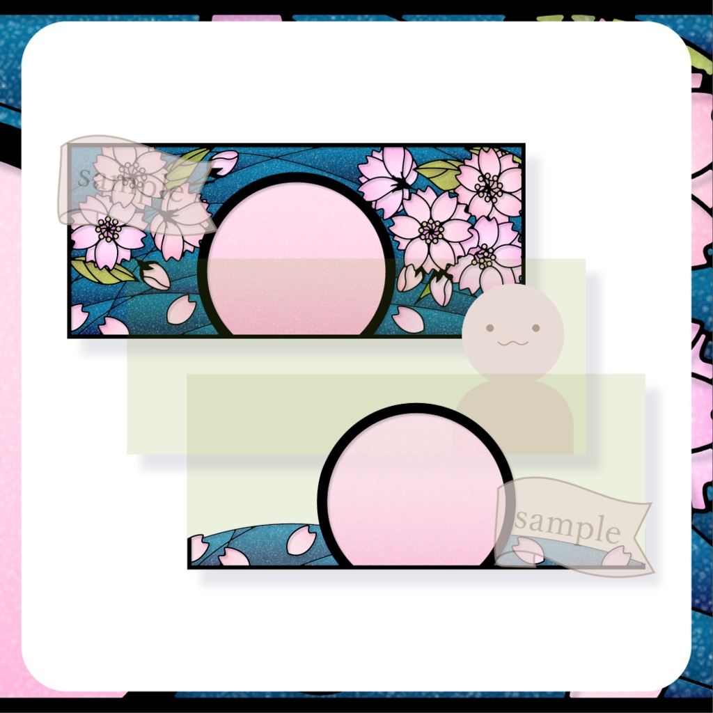 八重桜 - 月光【IRIAM イリアムヘッダー・アイコンリング】