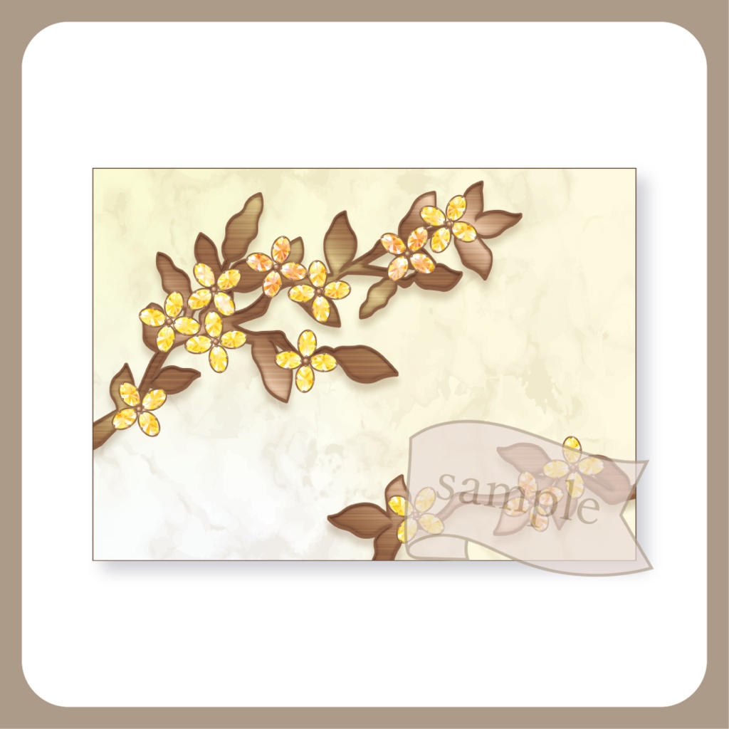 金木犀 - ジュエリー・宝石 - ネットプリント用画像【IRIAM イリアム】