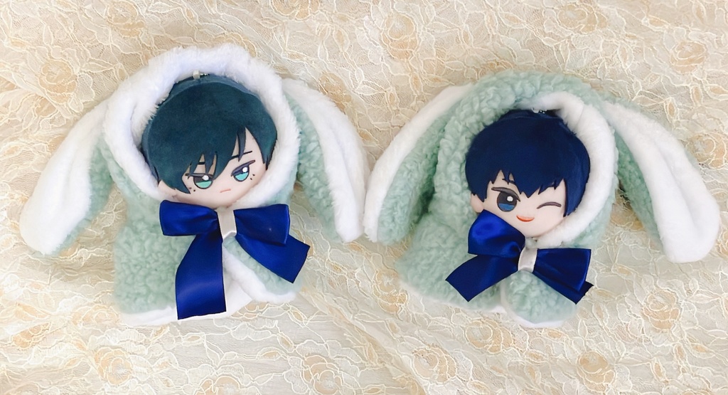 たれ耳うさぎポンチョ