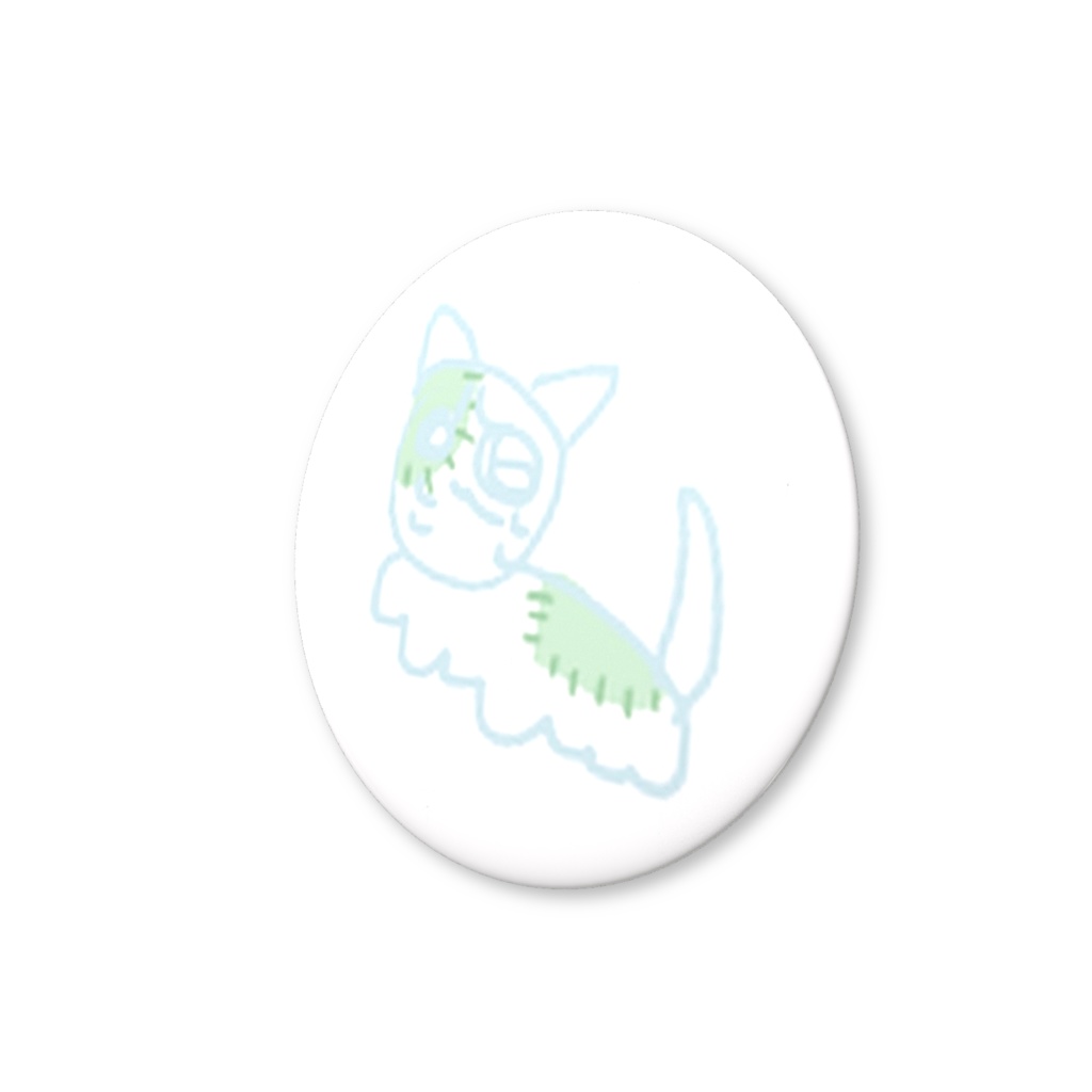 rwt ゾンビ猫 缶バッジ