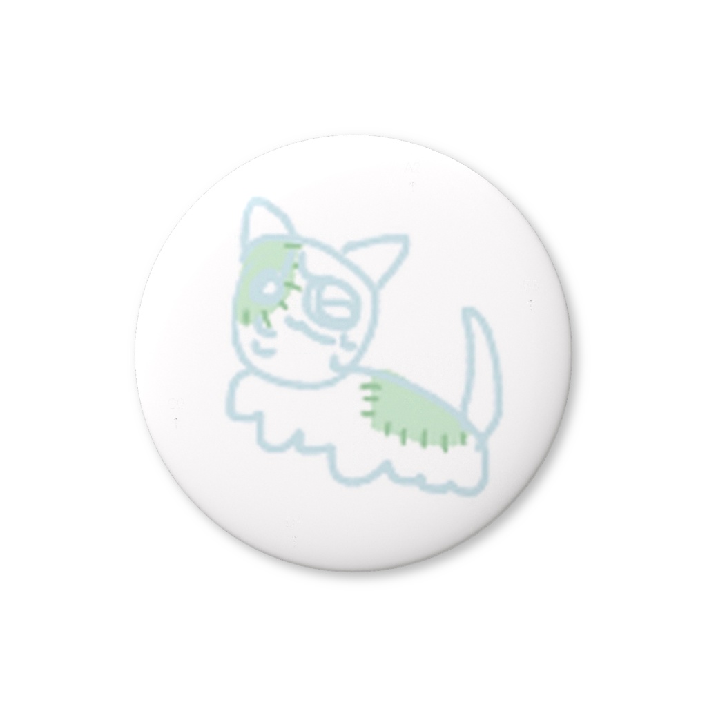 rwt ゾンビ猫 缶バッジ