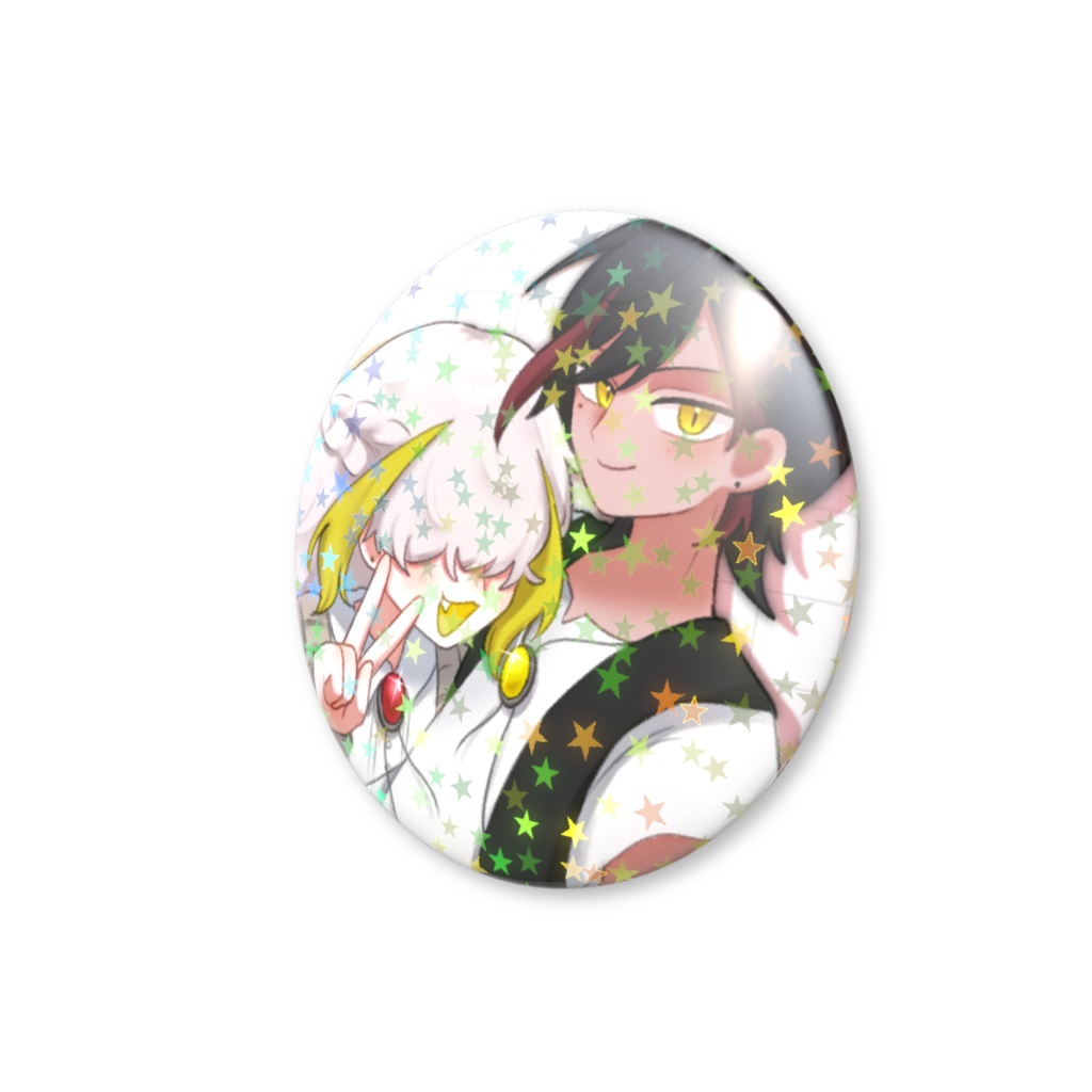 かがつづ缶バッジ