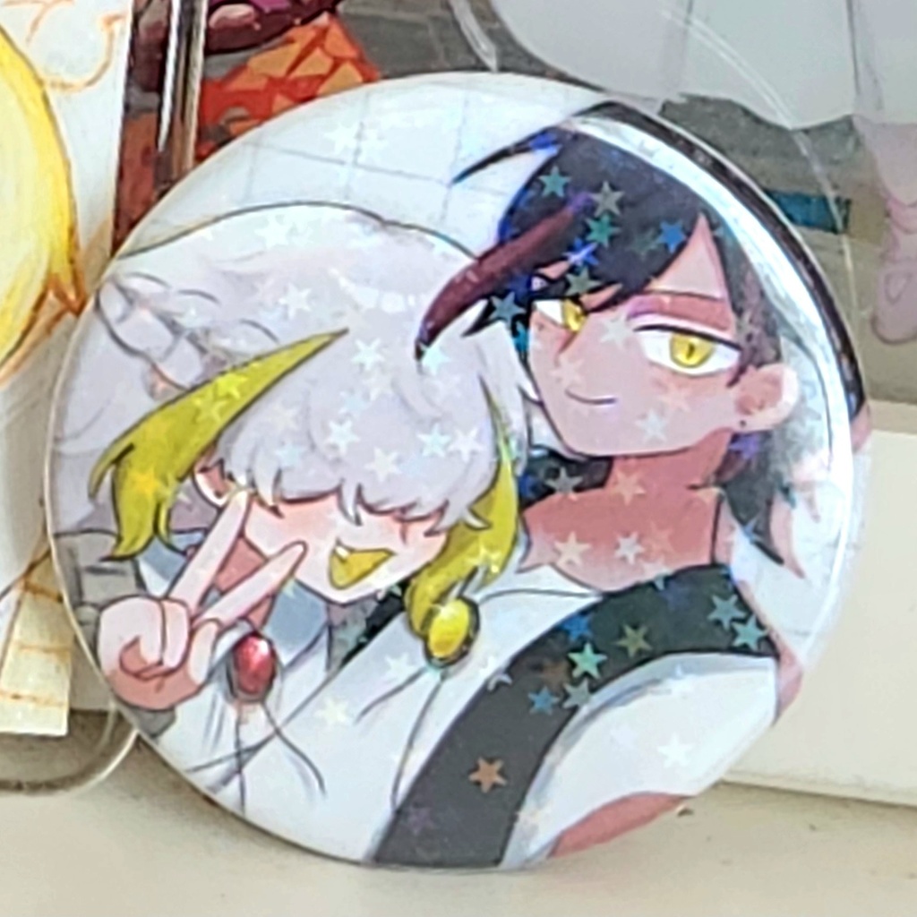 かがつづ缶バッジ