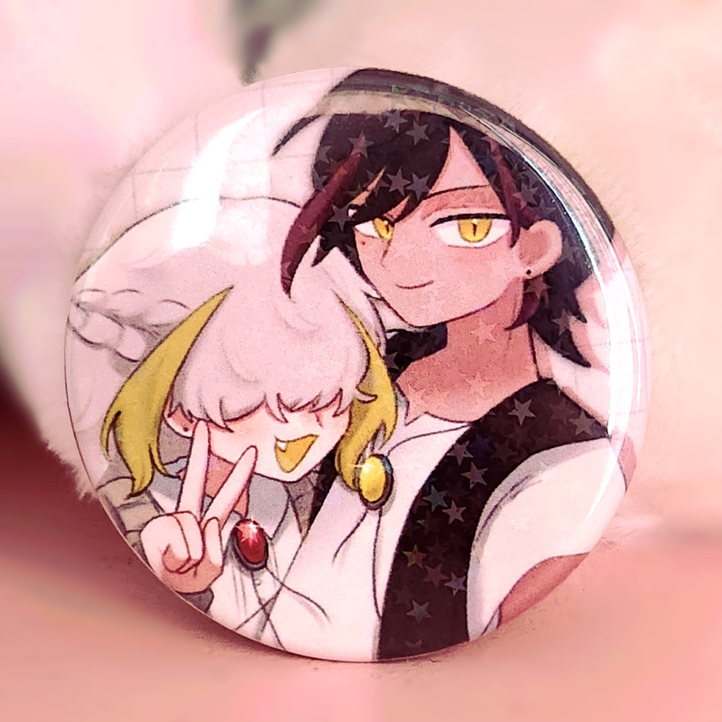 かがつづ缶バッジ