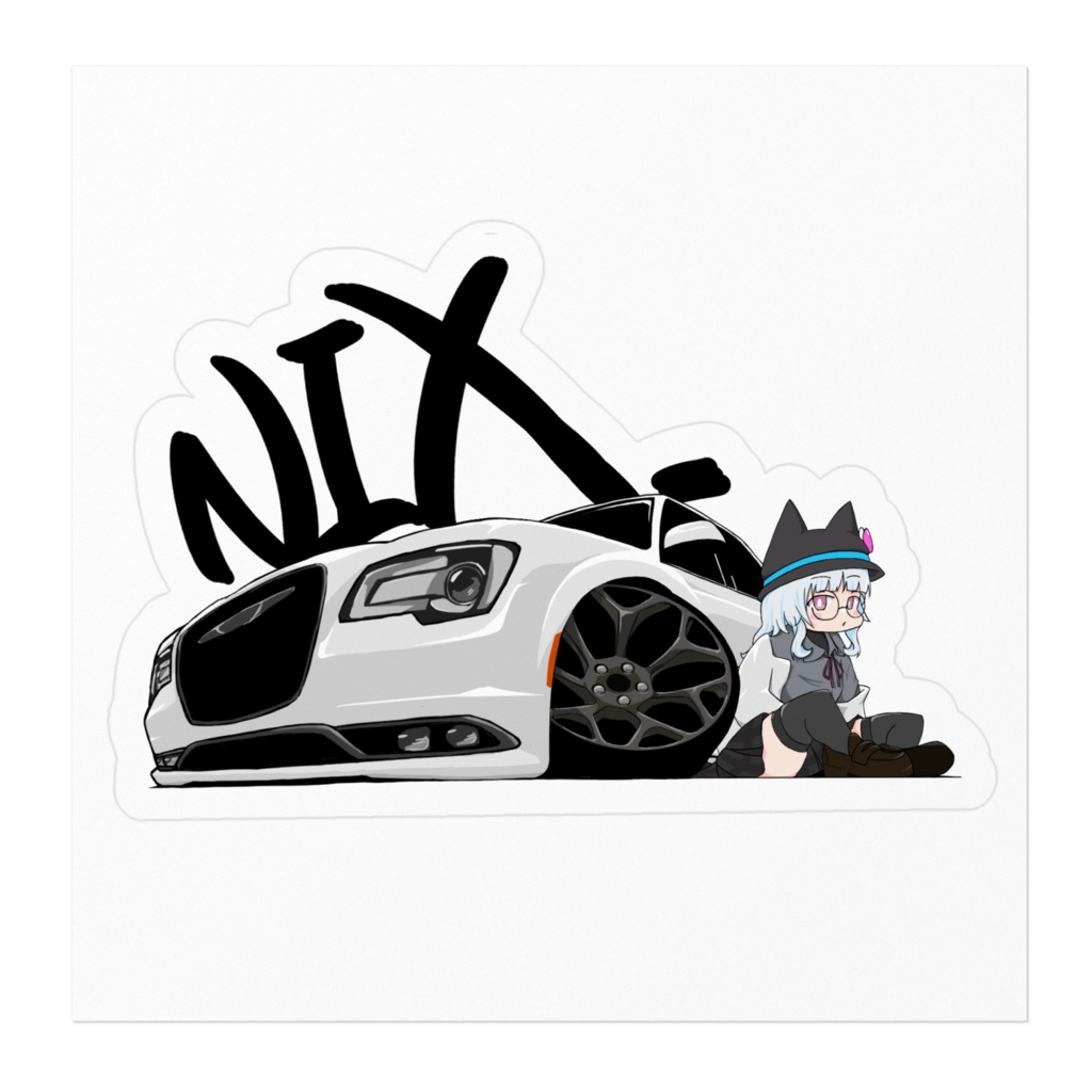 にくらいすらーステッカー