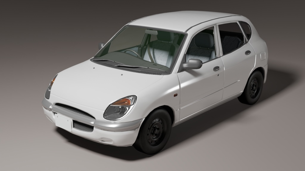 【無料版あり】自動車3Dモデル　コンパクトカー「Nanihatsu Story」