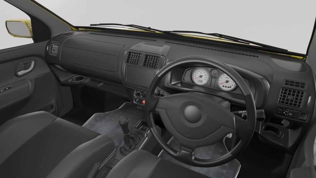 【無料版あり】自動車3Dモデル コンパクトカー「Dikeman V-Sport」