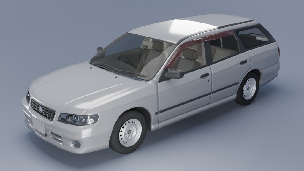 自動車3Dモデル　ライトバン「Avenue EX Type-VEW11」