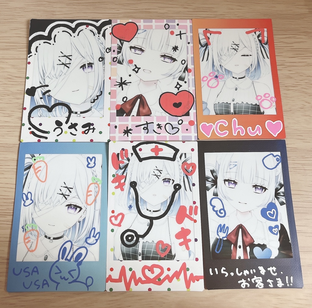 【常設グッズ】落書き&サイン付きチェキ