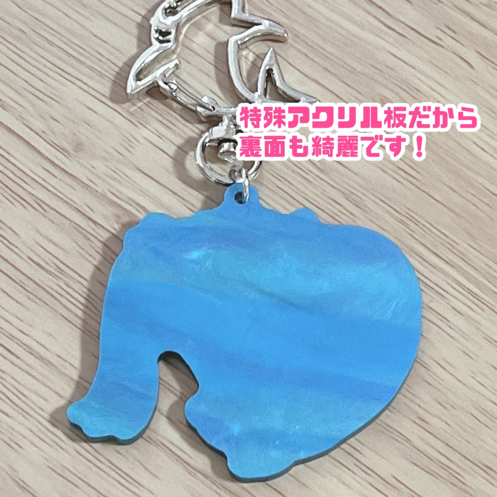 直筆サイン&宛名書き付き!描きおろしアクリルキーホルダー