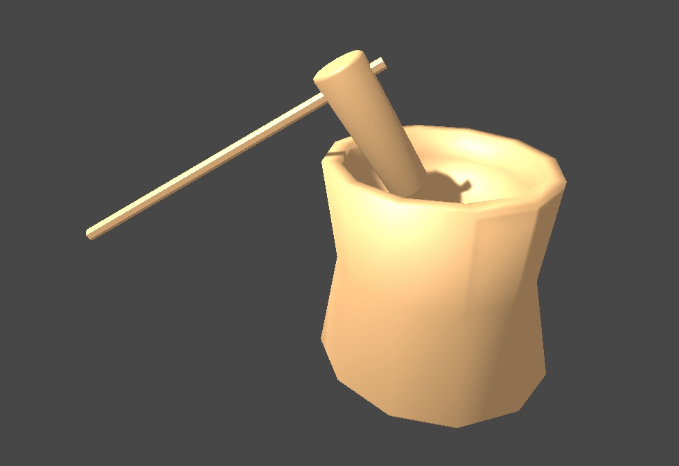 杵と臼モデルセット