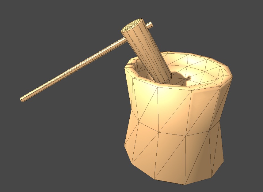 杵と臼モデルセット