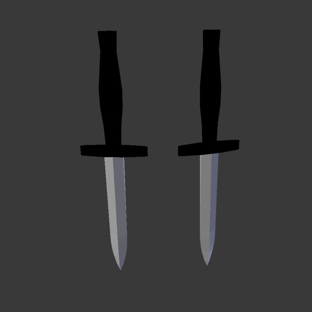 ナイフ+ナイフホルダー 3Dモデル