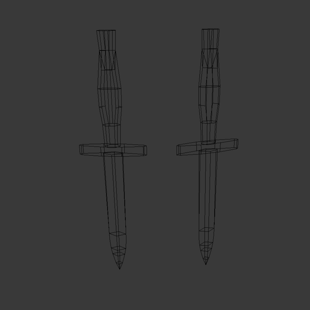 ナイフ+ナイフホルダー 3Dモデル