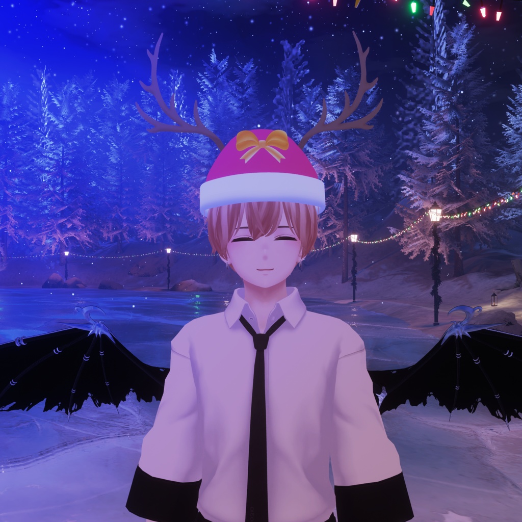 Christmas accesories: Ribbon and antlers