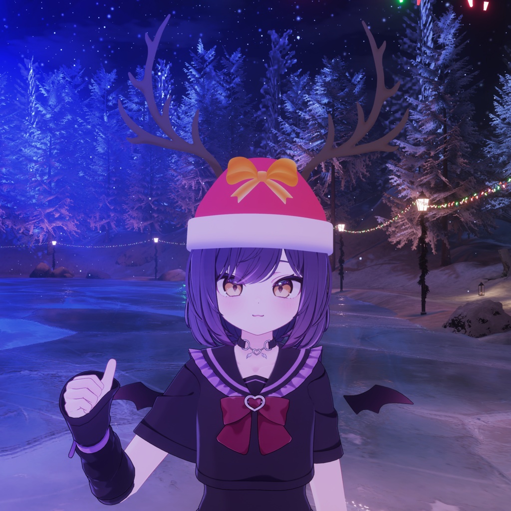 Christmas accesories: Ribbon and antlers