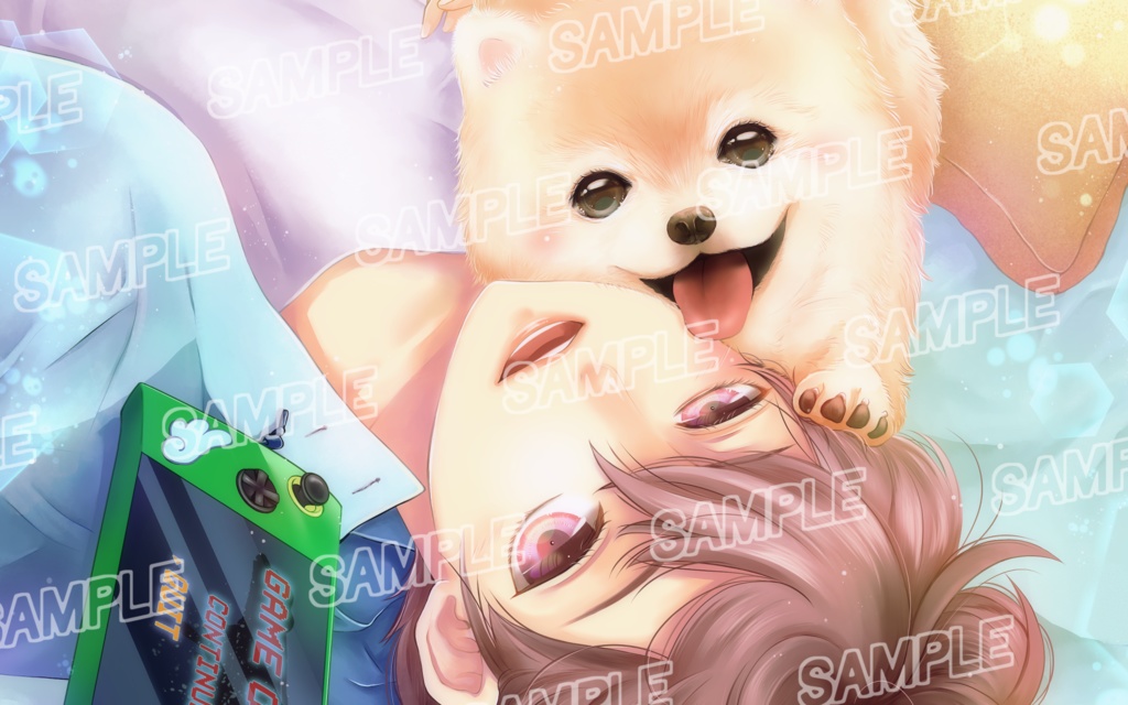 デスクトップ壁紙・スマホ待受画像「キミのいたずら、ボクの笑顔」