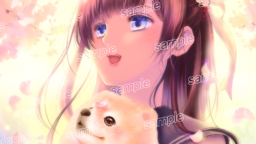 デスクトップ壁紙・スマホ待受画像「ひとひら」