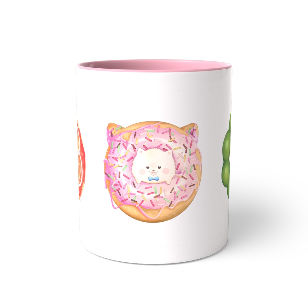 ツートンカラーマグ（ドーナツ）