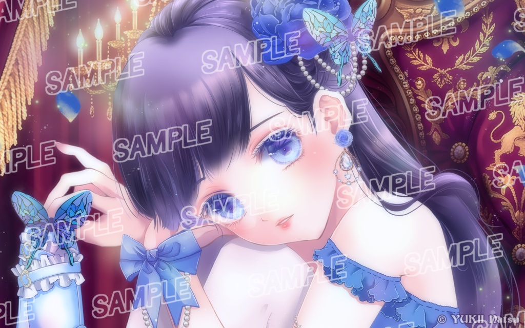 デスクトップ壁紙・スマホ待受画像「蝶々姫」