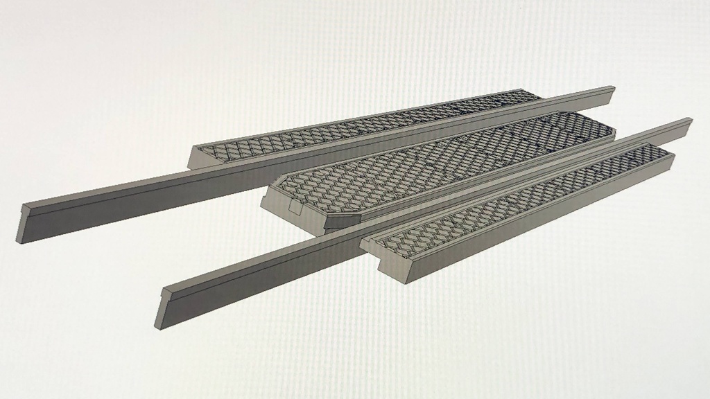 踏切用踏板(Nゲージ)