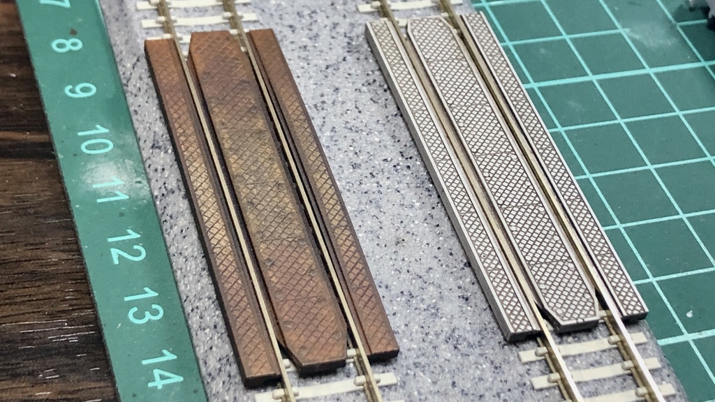 Oゲージナロー(軌間16.5mm、1/45)03踏切のある風景アクリルケース付